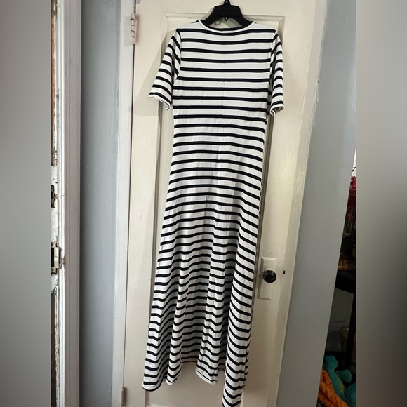 J. Crew Stripe Knit Maxi Dress Nautical S - Picture 10 of 11